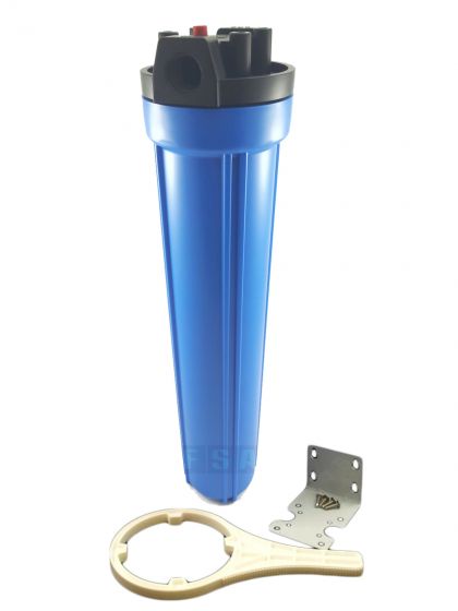 WaterMark Whole House Water Filter System 20" x 2.5" Single Cartridge Filter (GT1-1S)