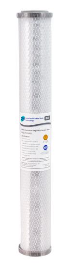 0.5 Micron Silver Impregnated (Bacteriostatic) 100% Coconut Carbon Block Water Filter | 20" x 2.5" (4-10BCCP5)
