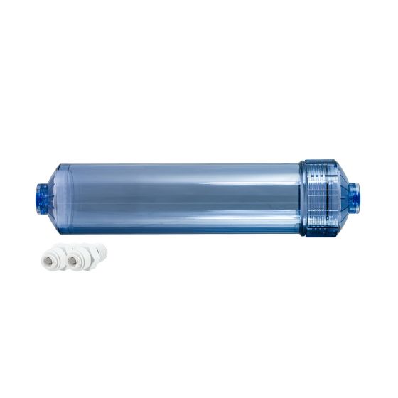 Clear Refillable Inline Filter Housing + Fittings (GT8-29 + 2x GT10-22)