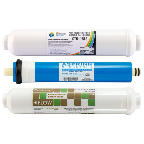 Full Water Filter Replacement Pack to suit the GT1-70CC pH Neutralising Portable RO System (GT1-11CC-M)