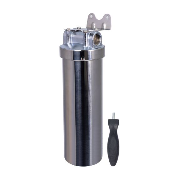 Stainless Steel Water Filter Housing | 10" x 2.5" (8-18A)