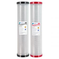 Whole House Replacement Water Filter Cartridges 20" x 4.5" | 20uM LPD, 0.5uM CRC