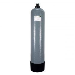 High Performance Filtration | Media Vessel Pressure Tank for Water Filtration with Backwash Head  Polyethylene Inner | 12" x 52"  (GT1-18)